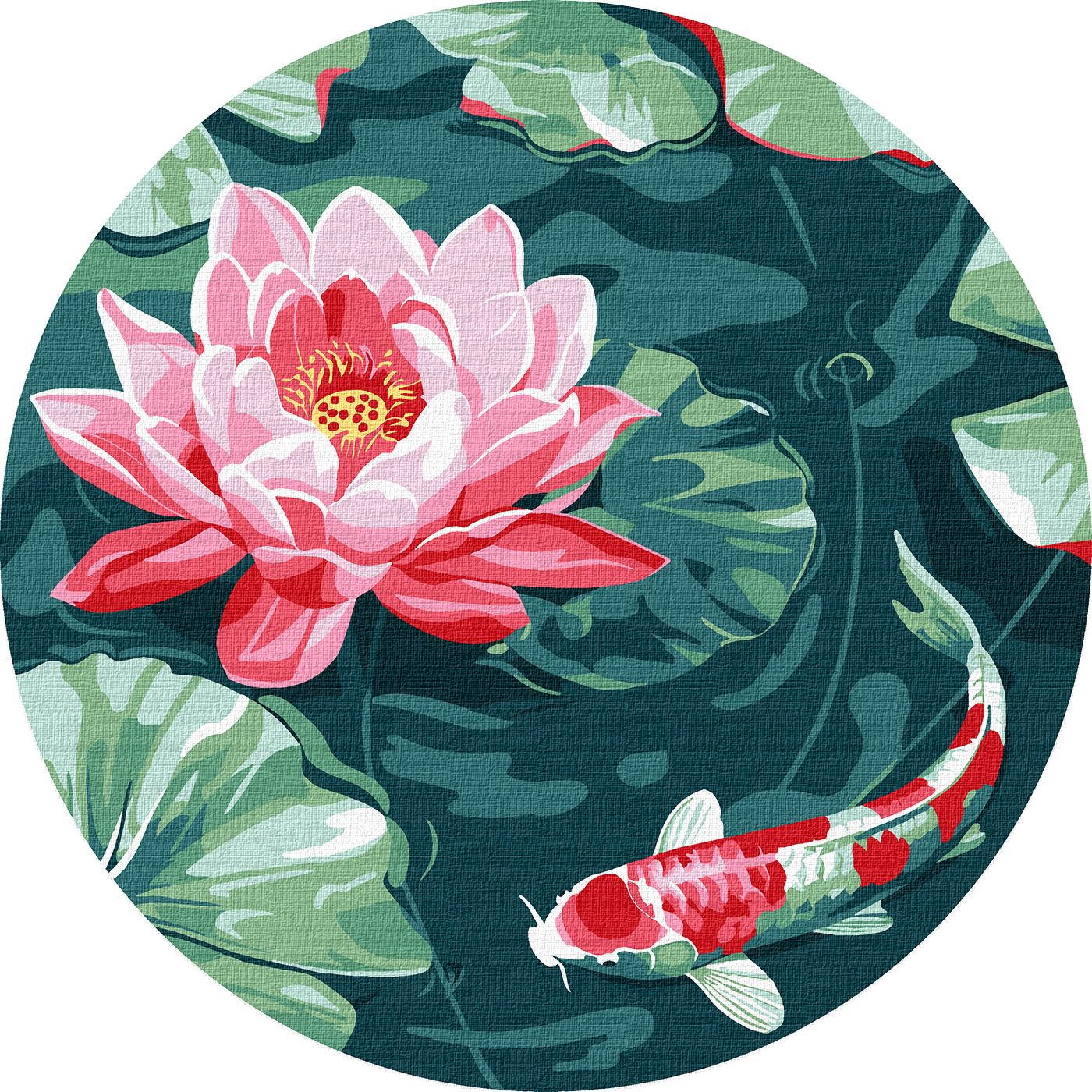 MALOWANIE PO NUMERACH FI 26cm PERŁA STAWU (3)