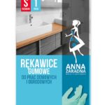 RĘKAWICE GUMOWE AZ ROZMIAR S MIĘTOWY