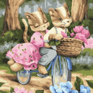 MALOWANIE PO NUMERACH 40X50 ROMANTYCZNA PODRÓŻ (3)