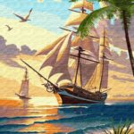 MALOWANIE PO NUMERACH 40X50 MORSKI CRUISE (3)