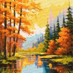 MALOWANIE PO NUMERACH 40X50 JESIENNE PIĘKNO (3)