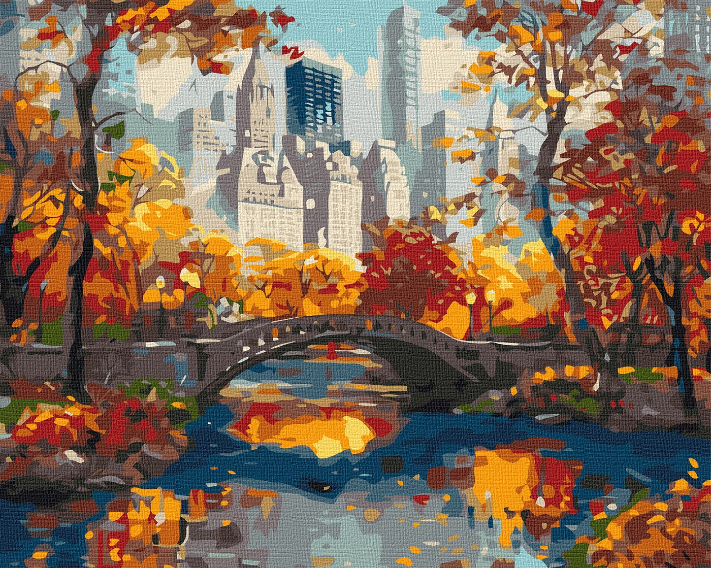 MALOWANIE PO NUMERACH 40X50 ZŁOTY PARK (4)