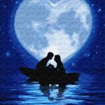 MALOWANIE PO NUMERACH 40X50 POCAŁUNEK POD KSIĘ 4