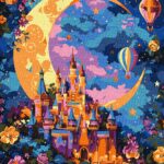 MALOWANIE PO NUMERACH 30X40 KSIĘŻYCOWA FANTAZJA (4