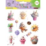 TATUAŻE ZMYWALNE SWEETS  ROZM. 150X200 HAPPY