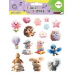 TATUAŻE ZMYWALNE ANIMALS FLUFFY  ROZM. 150X200