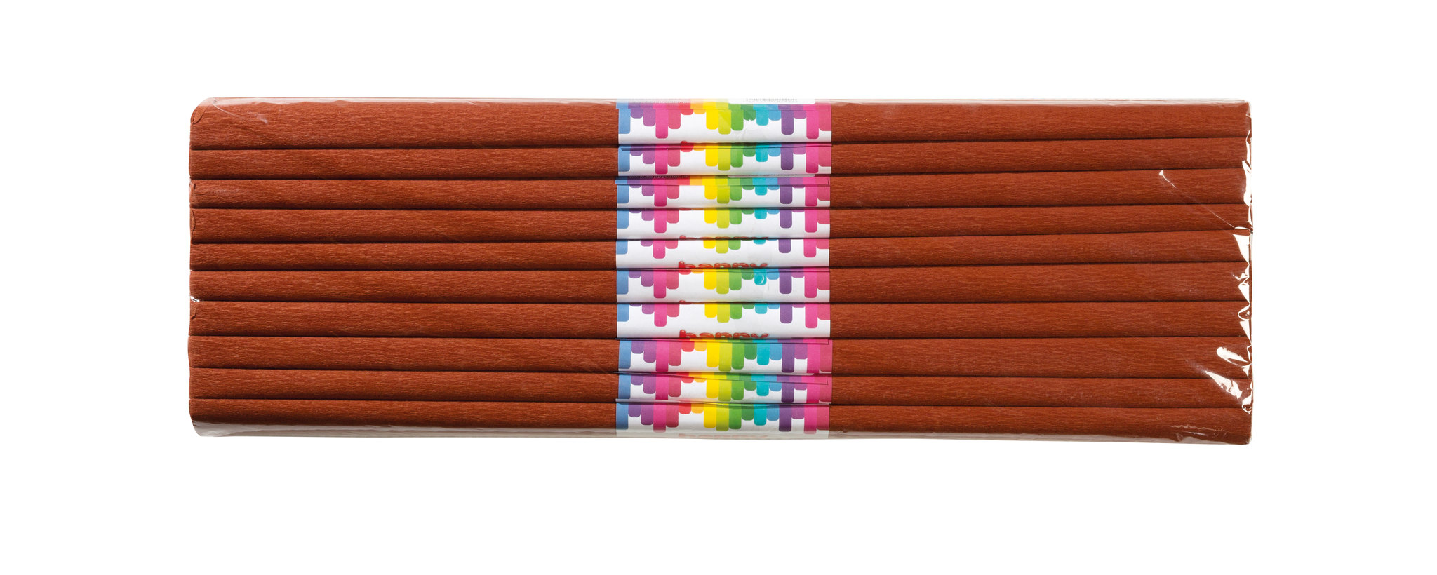 BIBUŁA MARSZCZONA 50X200CM BRĄZOWY HAPPY COLOR