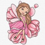 MALOWANIE PO NUMERACH 25X25 NIEŚMIAŁA WRÓŻKA (2)