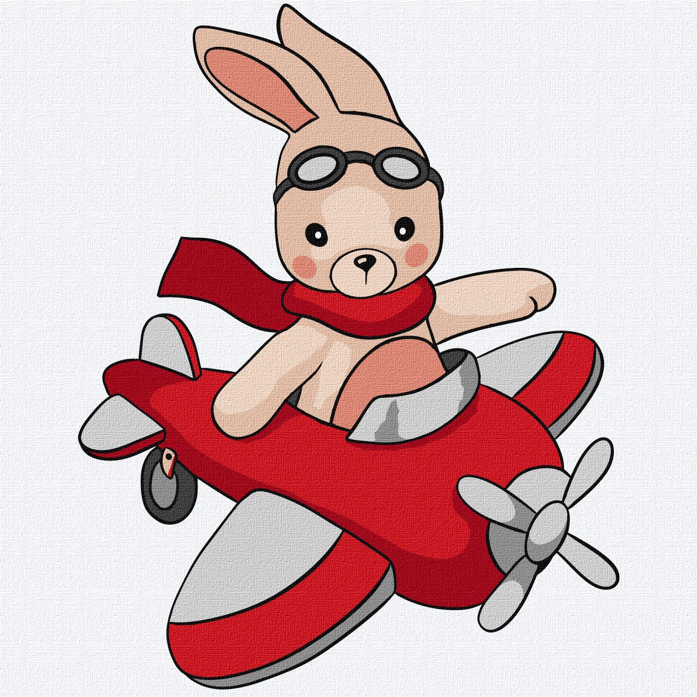 MALOWANIE PO NUMERACH 25X25 LITTLE PILOT (2)