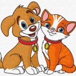 MALOWANIE PO NUMERACH 30X40 NAJLEPSI PRZYJACIELE 3