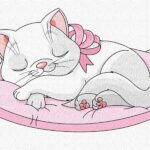 MALOWANIE PO NUMERACH 30X40 PIĘKNY KOTEK (3)