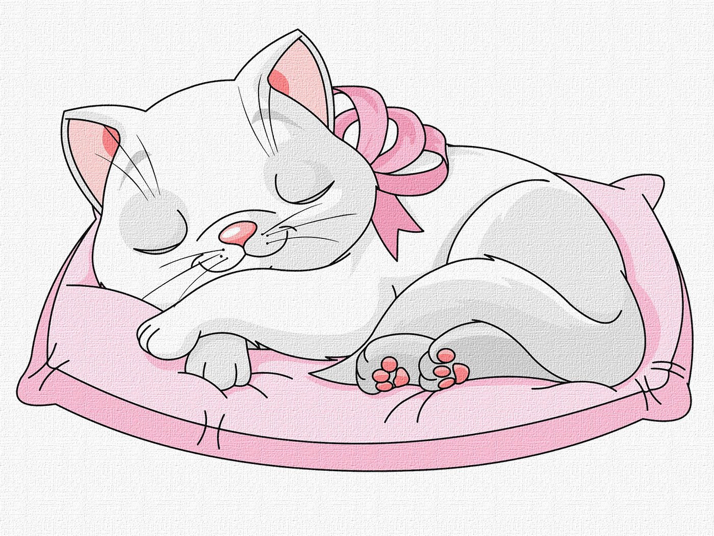 MALOWANIE PO NUMERACH 30X40 PIĘKNY KOTEK (3)