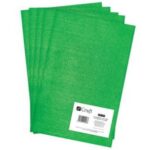 FILC POLIESTROWY A4 5 SZT. ZIELONY