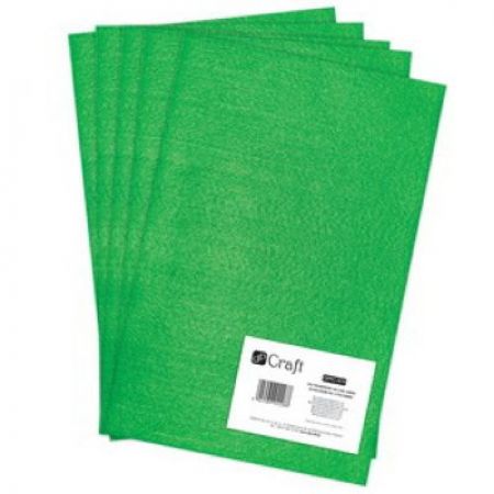 FILC POLIESTROWY A4 5 SZT. ZIELONY