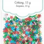 CEKINY GWIAZDKI KOLOROWE MIX 15g