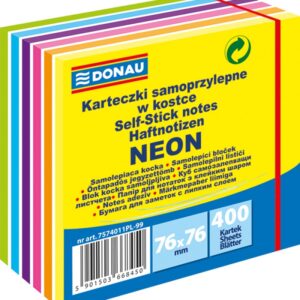 KOSTKA SAMOPRZYLEPNA 76X76mm 400k DONAU