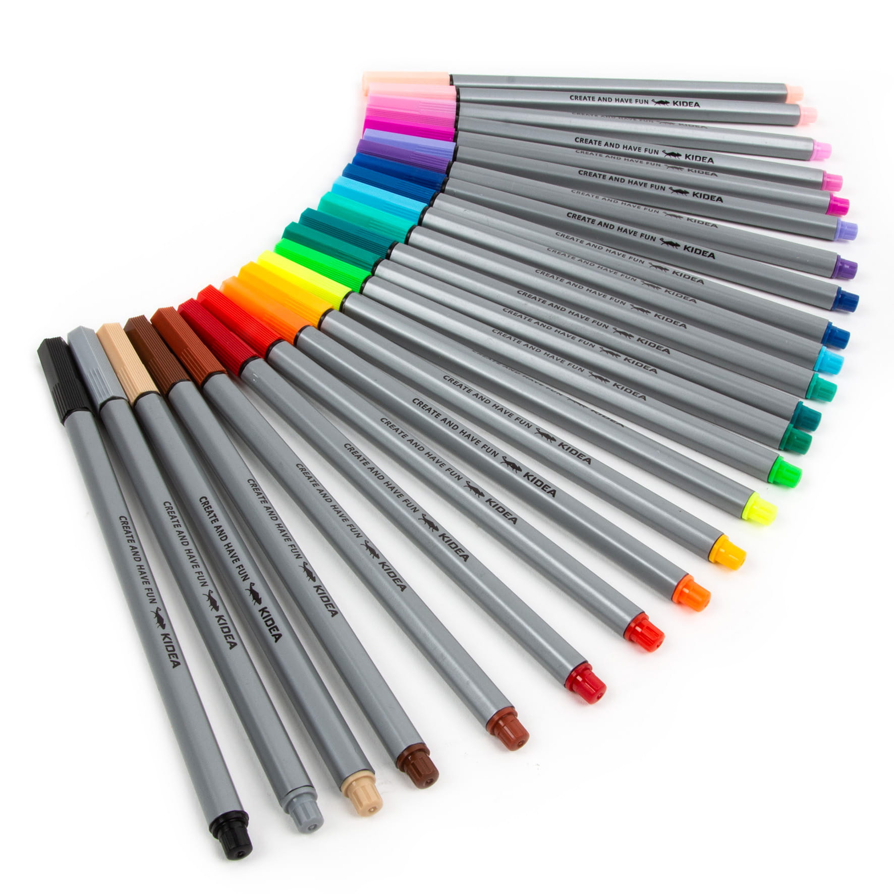 CIENKOPISY 24 KOLORÓW KIDEA - obrazek 2