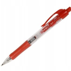 DŁUGOPIS AUTOMATYCZNY CZERWONY 0,7mm Q-CONNECT