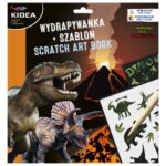 KREATYWNE WYDRAPYWANKI Z SZABLONAMI KIDEA DINO