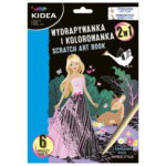 WYDRAPYWANKA I KOLOROWANKA 2W1 KSIĘŻNICZKI KIDEA