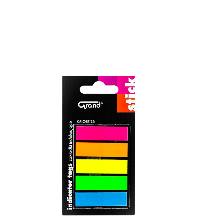 ZAKŁADKI INDEKSUJĄCE GRAND PROSTE 5 KOL.