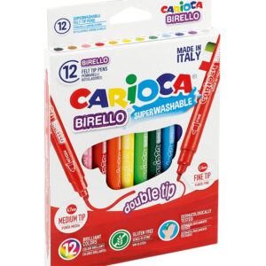 PISAKI DWUSTRONNE 12 KOLORÓW CARIOCA BIRELLO