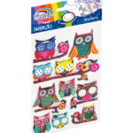 NAKLEJKI DEKORACYJNE 3D FIORELLO SOWY