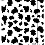 TECZKA KARTONOWA Z GUMKĄ,BLACK&WHITE, 24X31CM