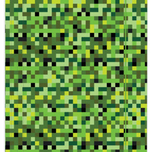 TECZKA KARTONOWA Z GUMKĄ, PIXI ZIELONA, 24X31CM