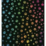 TECZKA KARTONOWA Z GUMKĄ, MIAOW CZARNA, 24X31CM