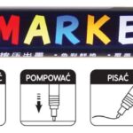 MARKER AKRYLOWY 1-2mm JASNOPOMARAŃCZOWY