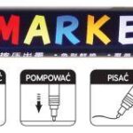 MARKER AKRYLOWY 1-2mm ŻÓŁTY NEON