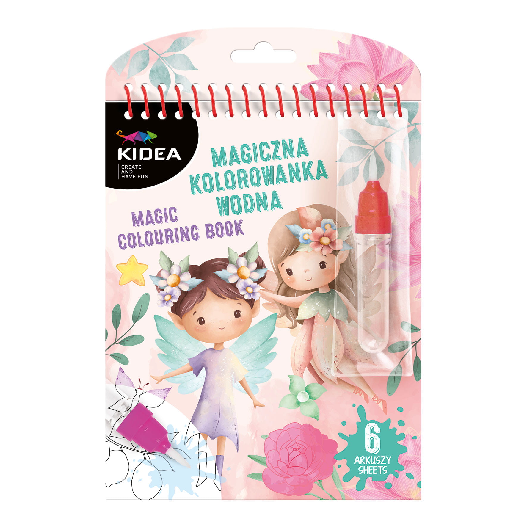 MAGICZNA WIELORAZOWA KOLOROWANKA WODNA MAGIC