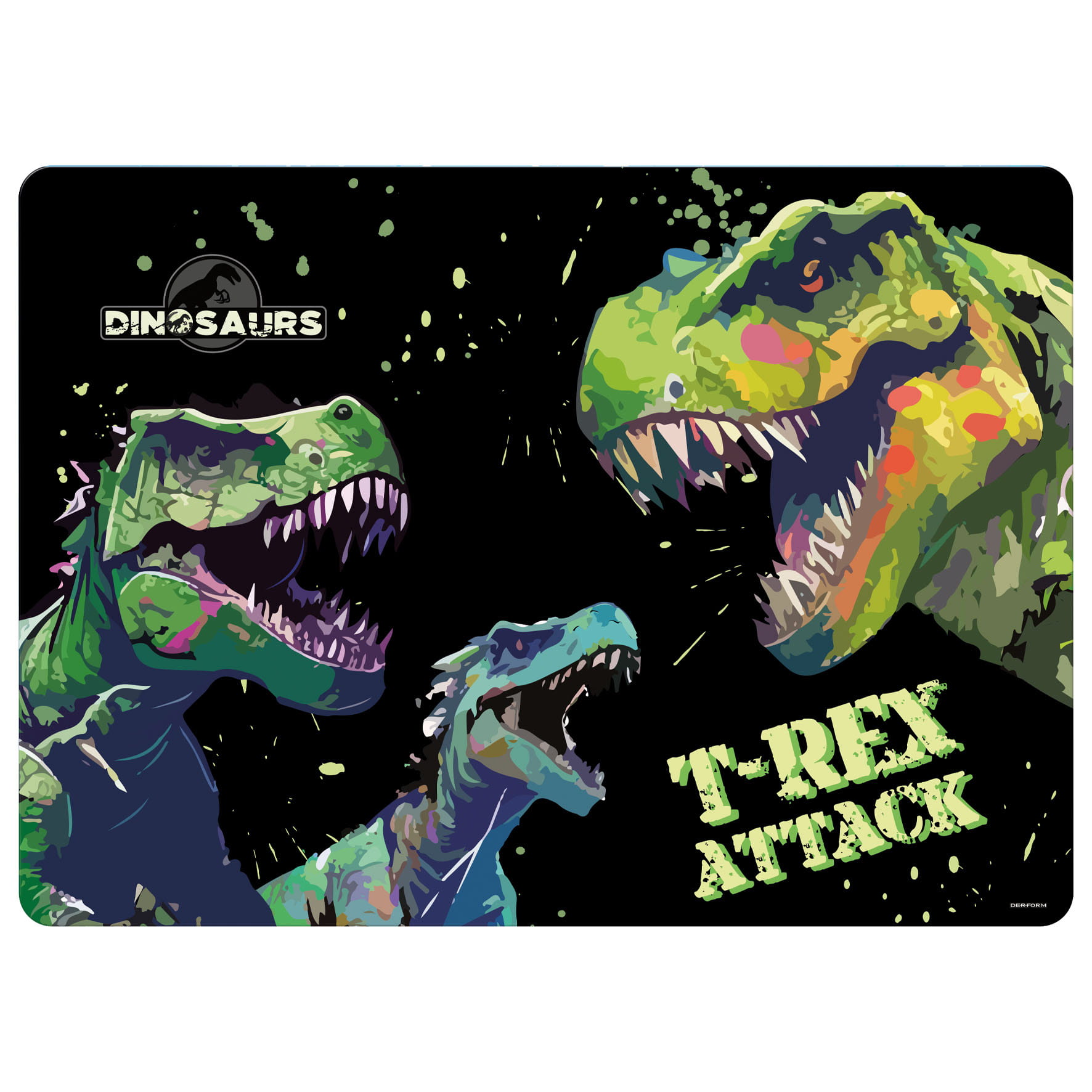 PODKŁADKA LAMINOWANA BACKUP DINOZAUR