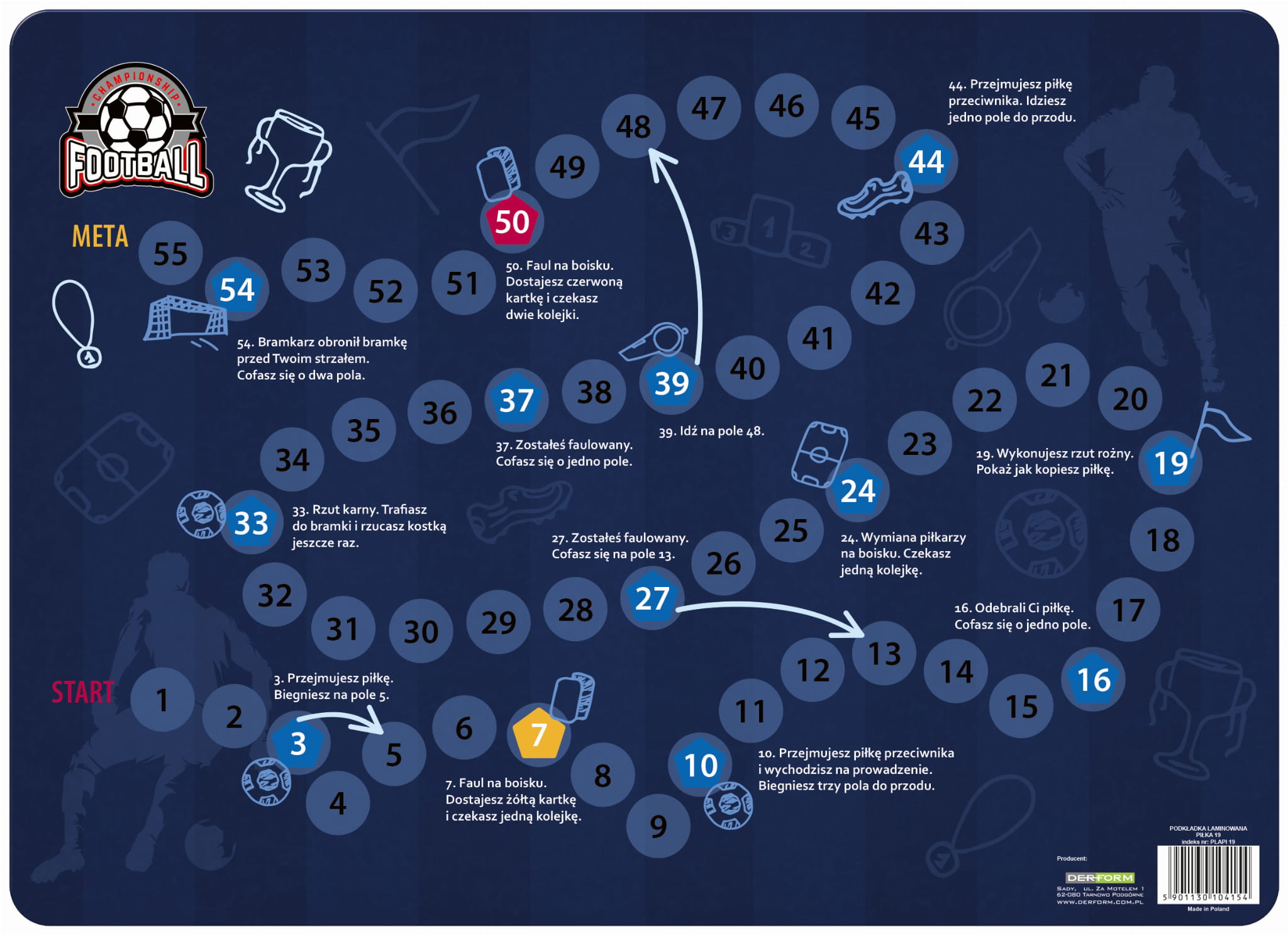 PODKŁADKA LAMINOWANA BACKUP PILKA 20 - obrazek 2