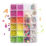 ZESTAW KORALIKÓW DO WYROBU BIŻUTERII Z AKCESORIAM