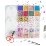 ZESTAW KORALIKÓW DO WYROBU BIŻUTERII Z AKCESORIAM