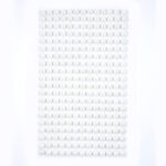 PEREŁKI SAMOPRZYLEPNE 6 MM, 260 SZT. OFF WHITE