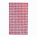 KRYSZTAŁKI SAMOPRZYLEPNE 6MM,260 SZT.RED