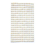 KRYSZTAŁKI SAMOPRZYLEPNE 6MM,260 SZT. OPALESCENT C