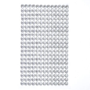 KRYSZTAŁKI SAMOPRZYLEPNE 6MM,260 SZT. CRYSTAL