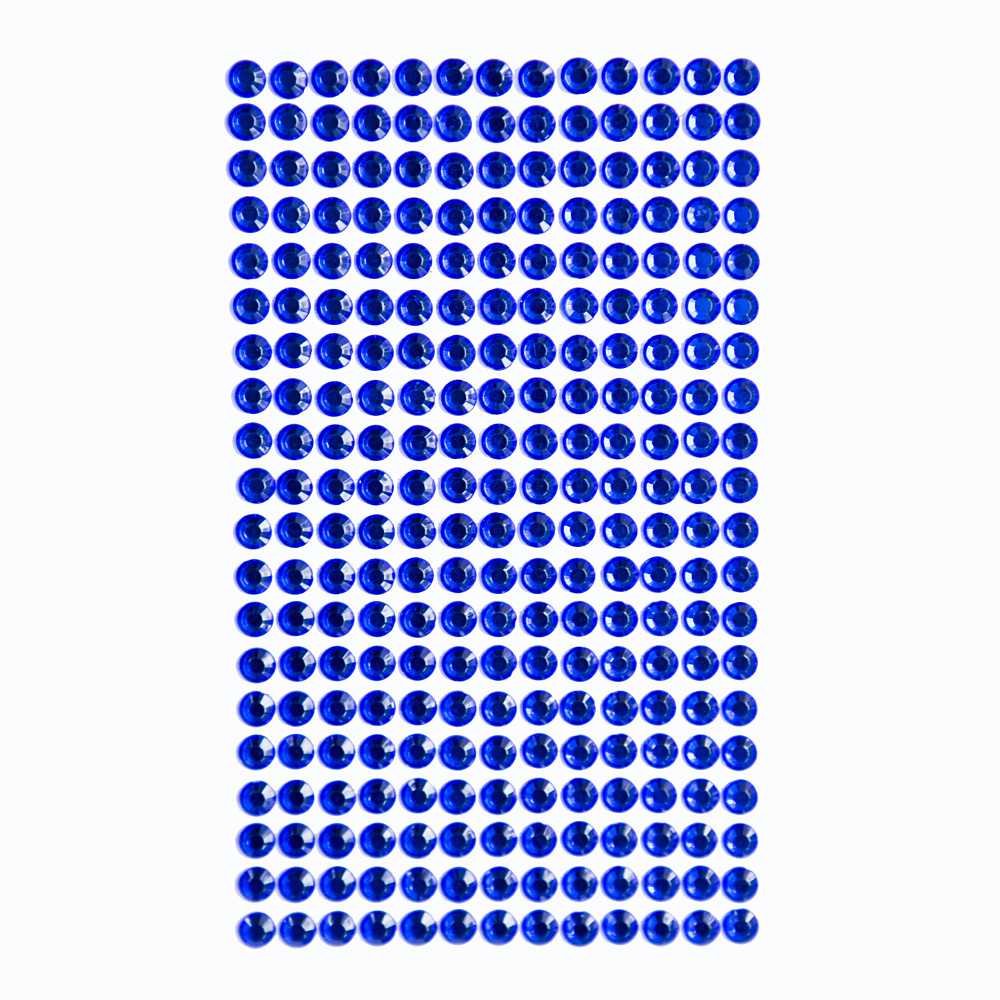 KRYSZTAŁKI SAMOPRZYLEPNE 6MM,260 SZT. DARK BLUE