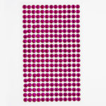 KRYSZTAŁKI SAMOPRZYLEPNE 6MM,260 SZT. FUCHSIA