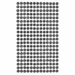 KRYSZTAŁKI SAMOPRZYLEPNE 6MM,260 SZT. BLACK