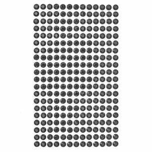 KRYSZTAŁKI SAMOPRZYLEPNE 6MM,260 SZT. BLACK