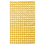 KRYSZTAŁKI SAMOPRZYLEPNE 6MM, 260 SZT. YELLOW