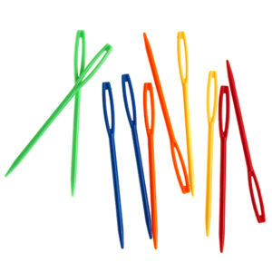 IGŁY PLASTIKOWE 7 CM, 10 SZTUK