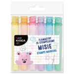 FLAMASTRY DWUSTRONNE ZE STEMPELKAMI MISIE