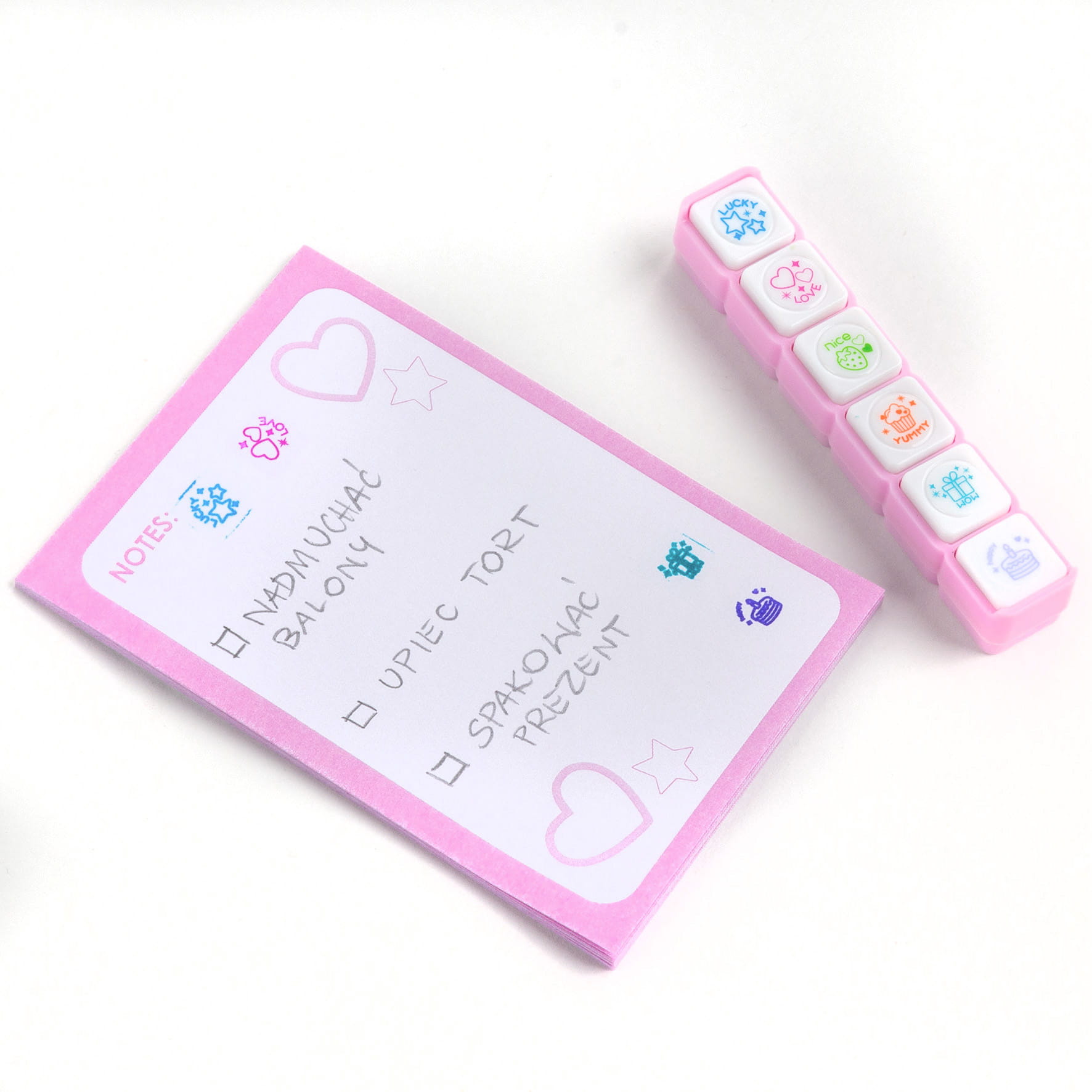 KOMPAKTOWE STEMPLE PARTY ART SET 6 KOLORÓW KIDEA - obrazek 2