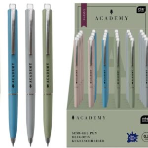 DŁUGOPIS METALOWY AUTOMAT NIEBIESKI CLASSIC ACADEM